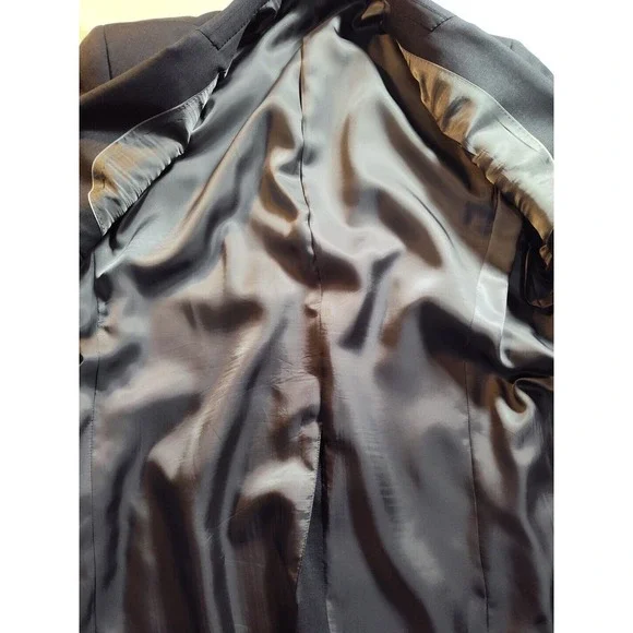 Brooks‎ Brothers Madison 46R Black Wool Blazer 853 - Picture 9 of 11